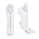 Top King Shin Guards Full Impact Leather, White