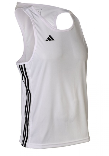 adidas Boxing Tank Top Punch Line, White-Black