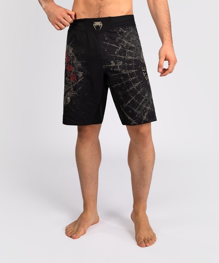 Venum Fight Shorts Santa Muarte 5.0, Black-Gold