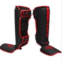 RDX Shin Guards F6 Kara, Black-Red