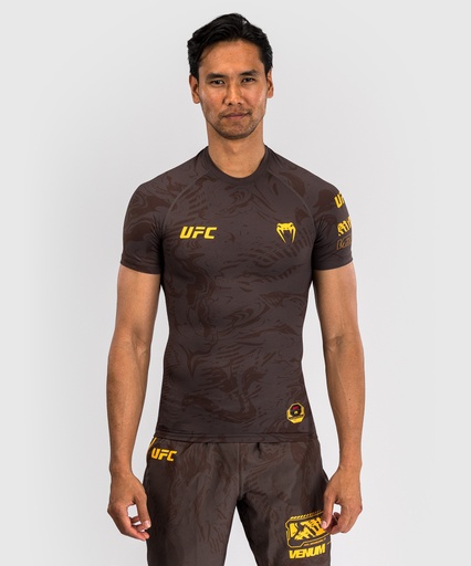 Venum Rash Guard UFC Fight Week Performance, Brown