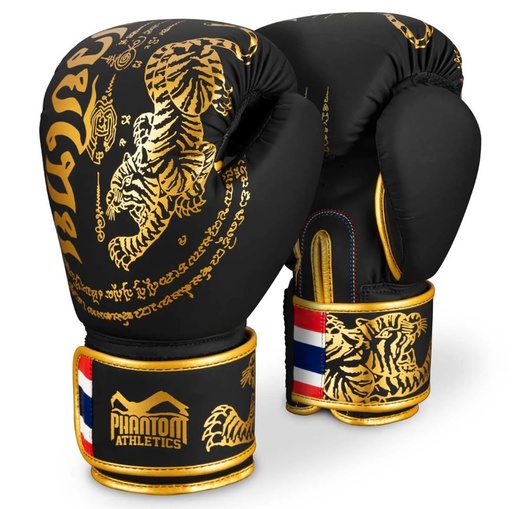 Phantom Boxhandschuhe Muay Thai LE, Schwarz-Gold