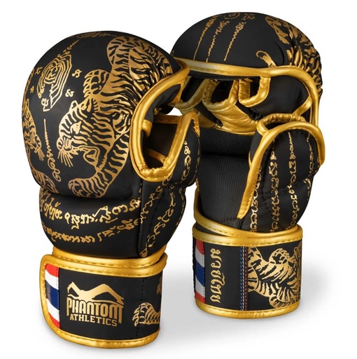 Phantom Sparring MMA Handschuhe Muay Thai LE, Schwarz-Gold