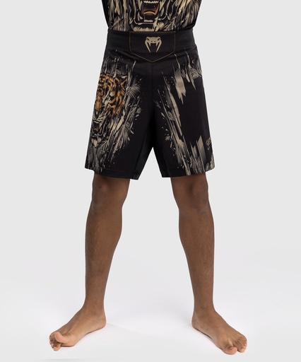 Venum Fight Shorts Tiger Kids, Black-Orange