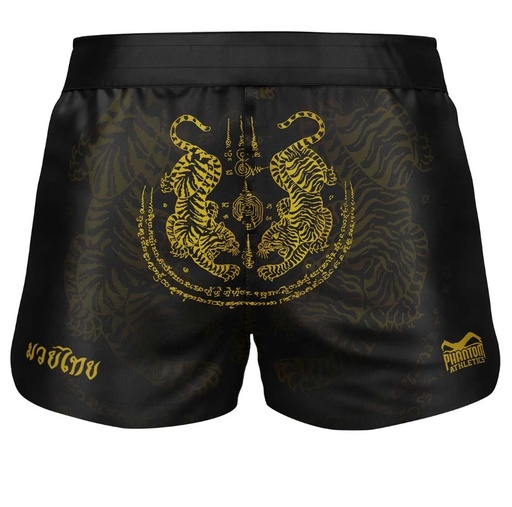 Phantom Fight Shorts Fusion Muay Thai, Schwarz-Gold