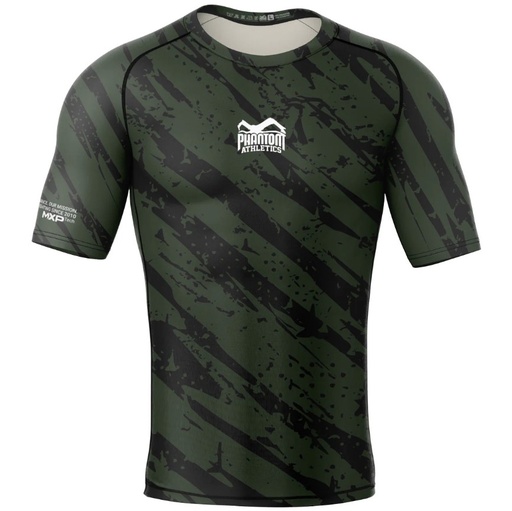 Phantom Rash Guard Evo Camo Tiger, Grün