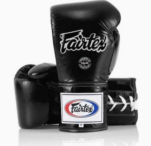 [BGL6-S-10] Fairtex Boxhandschuhe Pro Fight BGL6, Schwarz