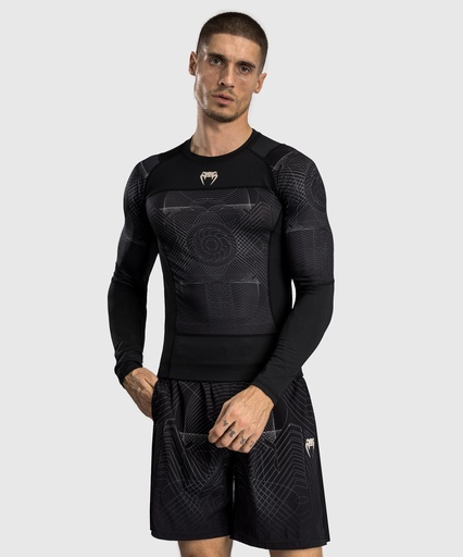 Venum Rash Guard G-Fit Air, Black-Sand