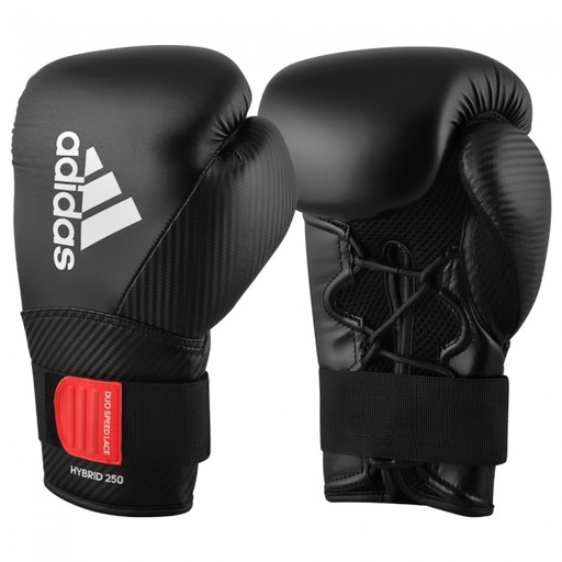 adidas Boxing Gloves Hybrid Duo Laces 250, Black