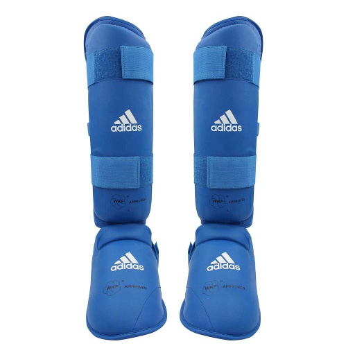 adidas Schienbeinschoner Karate WKF, Blau