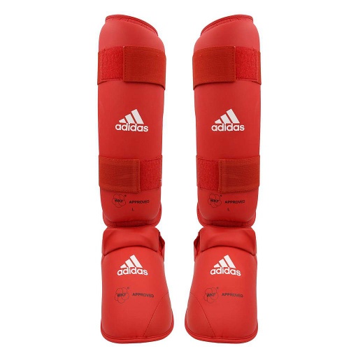 adidas Schienbeinschoner Karate WKF, Rot