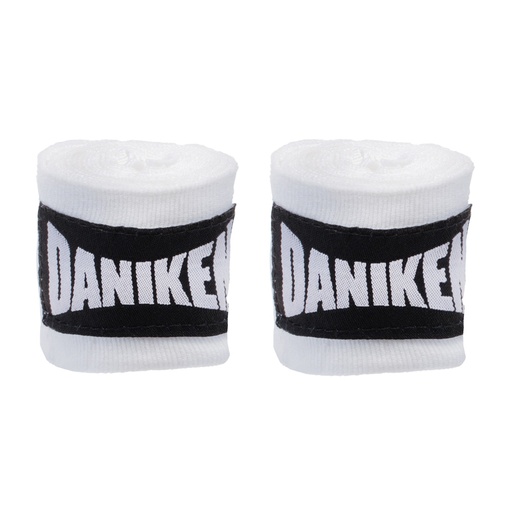 [DABBACLA-W-250] Daniken Hand Wraps 2.5m Semi-Elastic, White