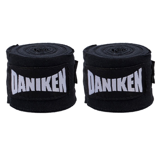 [DABBACLA-S-450] Daniken Hand Wraps 4.5m Semi-Elastic, Black